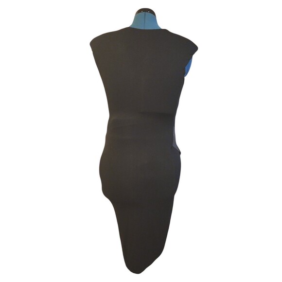 Guess MARCIANO Dress Sleeveless Midi Stretch Bodycon Side Shirred Banded Size S - Picture 6 of 6